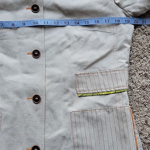 Harve Benard by Benard Holtzman Women's Linen Jacket Size US 8 - Picture 10 of 13